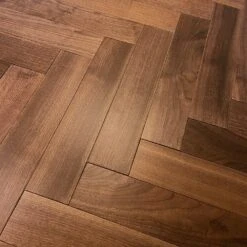 Liberty Floors American Black Walnut - Herringbone Parquet 14mm Engineered Real Wood Flooring (219505) -Cheap Unika Store american black walnut herringbone parquet 14mm engineered real wood flooring 219505 p85876 196395 image