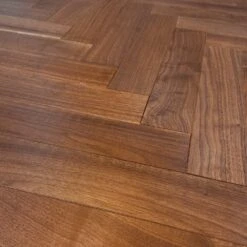 Liberty Floors American Black Walnut - Herringbone Parquet 14mm Engineered Real Wood Flooring (219505) -Cheap Unika Store american black walnut herringbone parquet 14mm engineered real wood flooring 219505 p85876 196399 image