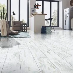 Liberty Floors Antique White - Lustre 8mm Laminate Flooring (217792) -Cheap Unika Store antique white lustre 8mm laminate flooring 217792 p84874 196375 image