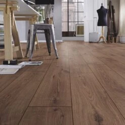 Kronotex Atlas Oak Coffee - Robusto Villa 12mm Laminate Flooring (217739)