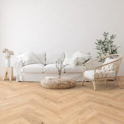 Liberty Floors Bianco Oak - Manor Herringbone Parquet 14mm Engineered Real Wood Flooring (249871) -Cheap Unika Store bianco oak manor herringbone parquet 14mm engineered real wood flooring 249871 p108538 236056 image