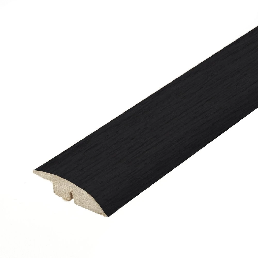 Leader Black Laminate Adapting Profile Door Bar (1m) 1 Leader Black Laminate Adapting Profile Door Bar (1m)