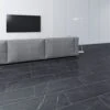 FAUS Black Marble - Industry Tile 8mm Laminate Flooring (217071)