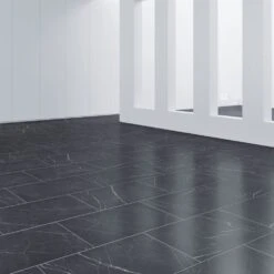 FAUS Black Marble - Industry Tile 8mm Laminate Flooring (217071) -Cheap Unika Store black marble industry tile 8mm laminate flooring 217071 p84220 187623 image
