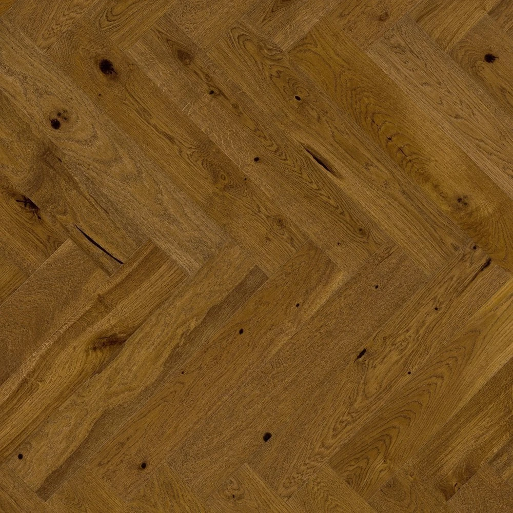 Liberty Floors Bourbon Oak - Manor Herringbone Parquet 14mm Engineered Real Wood Flooring (284293) 2 Liberty Floors Bourbon Oak - Manor Herringbone Parquet 14mm Engineered Real Wood Flooring (284293) - Image 2