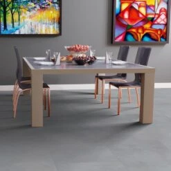 Liberty Floors Concrete Grey - Lustre 8mm High Gloss Laminate Flooring (217057) -Cheap Unika Store concrete grey lustre 8mm high gloss laminate flooring 217057 p84206 187680 image