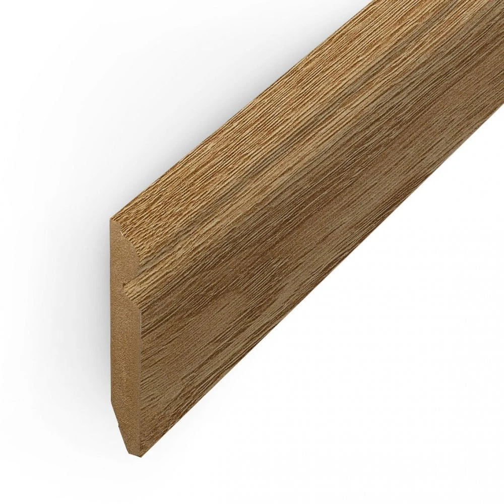 Leader Dark Oak Torus Laminate Skirting Board (2.4m) 1 Leader Dark Oak Torus Laminate Skirting Board (2.4m)