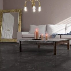 Liberty Floors Dark Pinto - Lustre Stone 8mm High Gloss Laminate Flooring (223767) -Cheap Unika Store dark pinto lustre stone 8mm high gloss laminate flooring 223767 p89997 207790 image