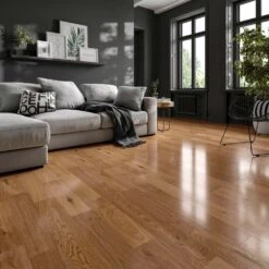 Liberty Floors Golden Oak - Premier 14mm Engineered Real Wood Flooring (169982) -Cheap Unika Store golden oak premier 14mm engineered real wood flooring 169982 p57831 235011 image
