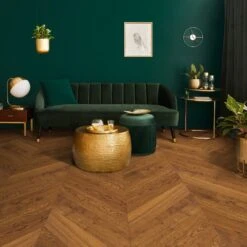 Liberty Floors Honey Oak - Chevron 15mm Engineered Real Wood Flooring (249206) -Cheap Unika Store honey oak chevron 15mm engineered real wood flooring 249206 p108332 236733 image