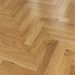 Liberty Floors Natural Oak - Herringbone Parquet 14mm Engineered Real Wood Flooring (219384) -Cheap Unika Store natural oak herringbone parquet 14mm engineered real wood flooring 219384 p85832 201389 image
