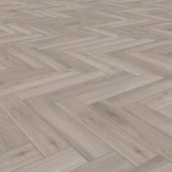 Kronotex Oak Silver - Herringbone 8mm Laminate Flooring (222940) -Cheap Unika Store oak silver herringbone 8mm laminate flooring 222940 p89187 204905 image