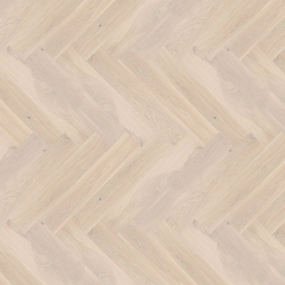 Liberty Floors Pearl White Oak - Manor Herringbone Parquet 14mm Engineered Real Wood Flooring (249872) 4 Liberty Floors Pearl White Oak - Manor Herringbone Parquet 14mm Engineered Real Wood Flooring (249872) - Image 4