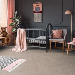 Liberty Floors Pebble Grey Oak - Herringbone Parquet 14mm Engineered Real Wood Flooring (219386) -Cheap Unika Store pebble grey oak herringbone parquet 14mm engineered real wood flooring 219386 p85834 207318 image