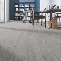 Kronotex Timeless Grey Oak - Robusto Villa 12mm Laminate Flooring (217736) -Cheap Unika Store timeless grey oak robusto villa 12mm laminate flooring 217736 p84818 191232 image