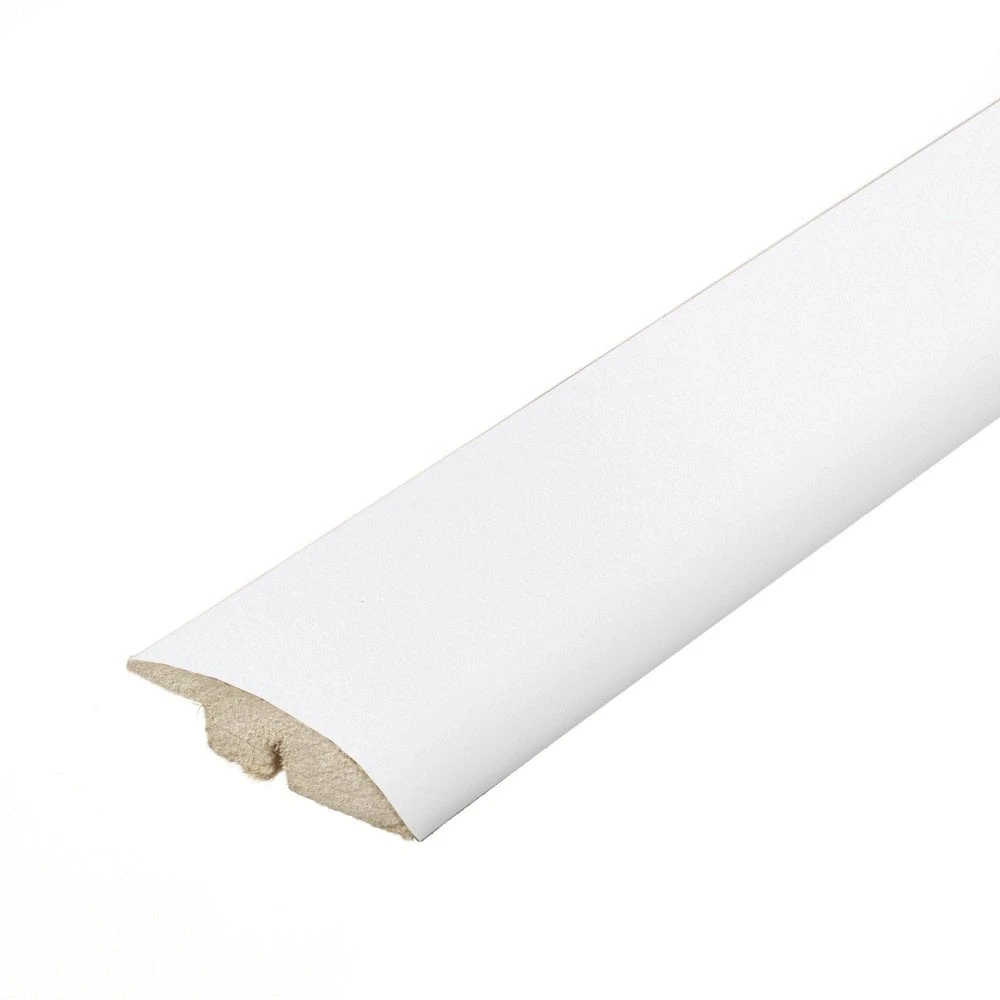 Leader White Laminate Adapting Profile Door Bar (1m) 1 Leader White Laminate Adapting Profile Door Bar (1m)