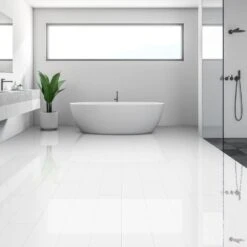 Liberty Floors White - Lustre SPC 6mm Rigid Core Vinyl Flooring (250941) -Cheap Unika Store white lustre spc 6mm rigid core vinyl flooring 250941 p109179 237951 image