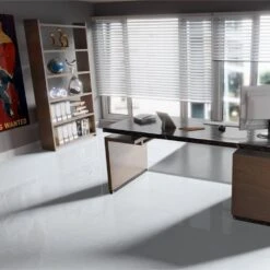 Liberty Floors White - Lustre Stone 8mm High Gloss Laminate Flooring (223770) -Cheap Unika Store white lustre stone 8mm high gloss laminate flooring 223770 p90000 207812 image